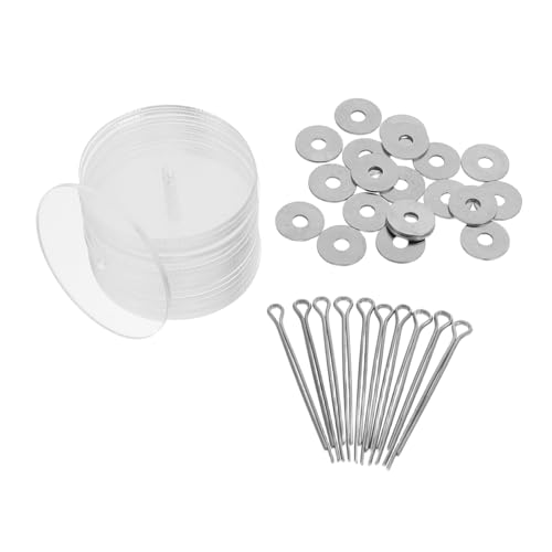Tofficu 10 Sätze Bewegliche Gelenke für DIY Puppenbau Verstellbare Acrylgelenke für Teddybären und Kunsthandwerk Langlebige und Flexible Verbindungselemente für Kreative Projekte von Tofficu