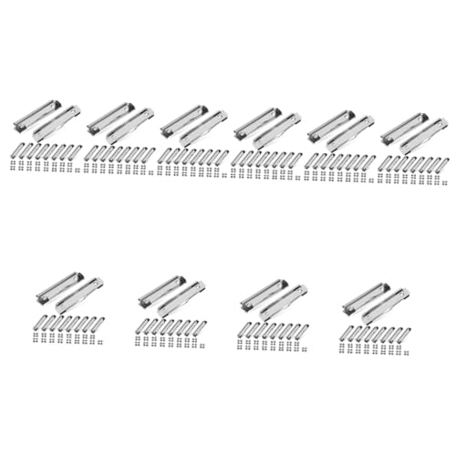 Tofficu 10 Sätze Datenordner Büroklammern Tapisserie-wandbehang-clips Scrapbooking -vorräte Speicher-zwischenablage Verschluss Clipboard-clips-hardware Clipper Silver Metall 10 Stück * 10 von Tofficu