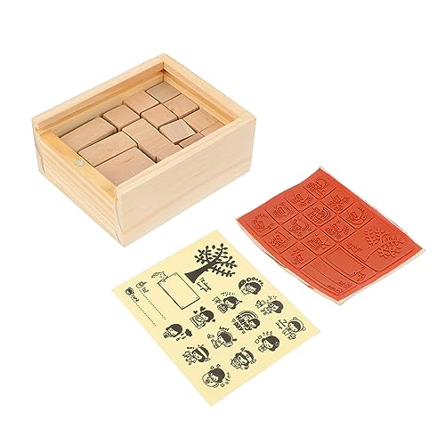 Tofficu Lernspielzeug für Jungen und Mädchen 10er-pack Handgefertigte Holzstempel Moderne Bastelmuster für Scrapbooking-bastelarbeiten Tofficu Lernspielzeug für Jungen und Mädchen 10er-pack Handgefertigte Holzstempel Moderne Bastelmuster für Scrapbooking-bastelarbeiten von Tofficu