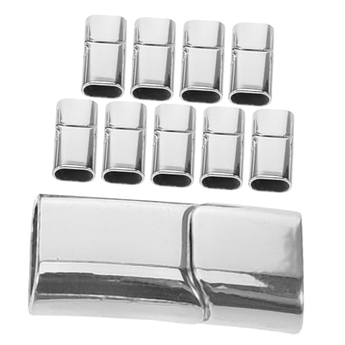 Tofficu 10 Stück Armband Magnetverschluss schmuckverbinder schmuckherstellung armband zubehör Schmuck Halskettenverschlüsse Anhänger Reize schmuck DIY zubehör Schnalle Legierung Silver Tofficu 10 Stück Armband Magnetverschluss schmuckverbinder schmuckherstellung armband zubehör Schmuck Halskettenverschlüsse Anhänger Reize schmuck DIY zubehör Schnalle Legierung Silver von Tofficu