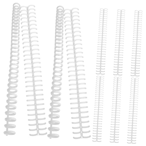 Tofficu 10 Stück Binderspule Bindungsringe aufklappbare Ringe Schlüssel Spulen Ö aktenkoffer gestängetasche schnellhefter Ringordner für lose Blätter Buchringe aus Kunststoff Plastik Weiß Tofficu 10 Stück Binderspule Bindungsringe aufklappbare Ringe Schlüssel Spulen Ö aktenkoffer gestängetasche schnellhefter Ringordner für lose Blätter Buchringe aus Kunststoff Plastik Weiß von Tofficu