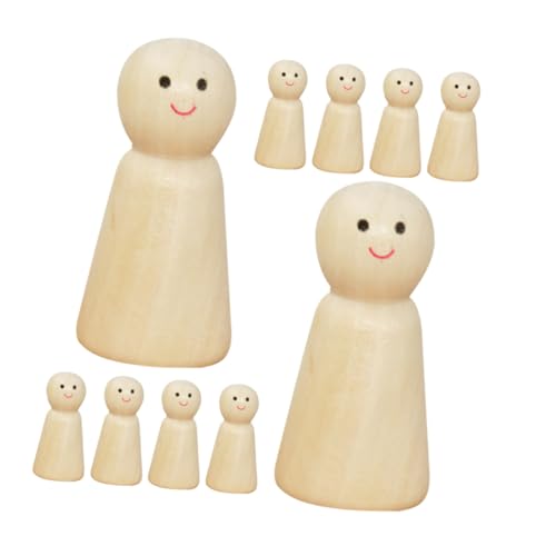 Tofficu 10 Stück DIY Holzfiguren Unvollendete Holzklammern zum Bemalen für Kreative Bastelprojekte für Erwachsene Aktivität für und Kunstprojekte Tofficu 10 Stück DIY Holzfiguren Unvollendete Holzklammern zum Bemalen für Kreative Bastelprojekte für Erwachsene Aktivität für und Kunstprojekte von Tofficu