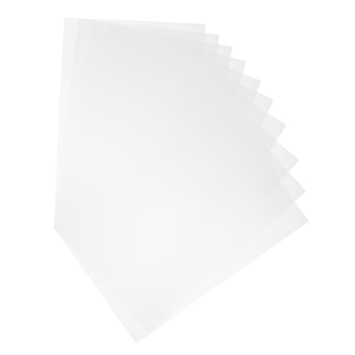 Tofficu 10 Stück Druckstift Kopierbrett Auflösendes Papier Vinyl Schablone Schablonen Zum Basteln Schablonenpapier Quadratische Schablonenvorlage Schablonen Vinyl Sulfitpapier von Tofficu