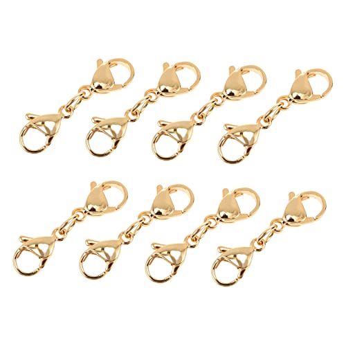 Tofficu 10 Stück Karabinerhaken für Diy Schmuck Doppelte Verbindungselemente für Armbänder und Taschen Langlebig und Rostfrei Lösung für Schmuckreparatur und Erweiterung Tofficu 10 Stück Karabinerhaken für Diy Schmuck Doppelte Verbindungselemente für Armbänder und Taschen Langlebig und Rostfrei Lösung für Schmuckreparatur und Erweiterung von Tofficu