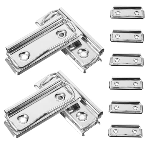 Tofficu 10 Stück Metall Klemmbrett Clips Starke Klammern für Speisekarten und Dokumente Langlebige Metallklemmen mit Festem Halt für Büro Küche und Bastelprojekte Tofficu 10 Stück Metall Klemmbrett Clips Starke Klammern für Speisekarten und Dokumente Langlebige Metallklemmen mit Festem Halt für Büro Küche und Bastelprojekte von Tofficu