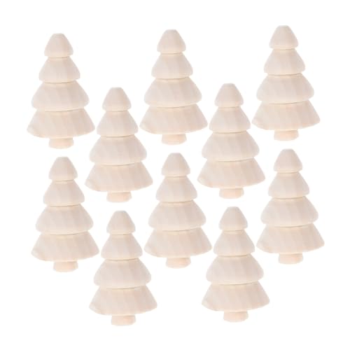 Tofficu 10 Stück Mini Holz Weihnachtsbäume Unlackiert DIY Bastelbedarf Leicht Tragbar Für Familienprojekte Und Micro Landschaften Weihnachten Dekoration Tofficu 10 Stück Mini Holz Weihnachtsbäume Unlackiert DIY Bastelbedarf Leicht Tragbar Für Familienprojekte Und Micro Landschaften Weihnachten Dekoration von Tofficu