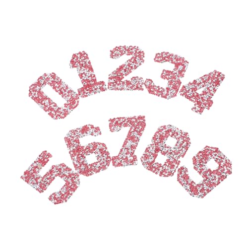 Tofficu 10 Stück Strassbesetzte Bügelzahlen Patches Selbstklebende Glänzende Zahlenaufnäher für Diy Kleidung Taschen Schuhe und Accessoires Langlebige Funkelnde Iron Sticker Tofficu 10 Stück Strassbesetzte Bügelzahlen Patches Selbstklebende Glänzende Zahlenaufnäher für Diy Kleidung Taschen Schuhe und Accessoires Langlebige Funkelnde Iron Sticker von Tofficu