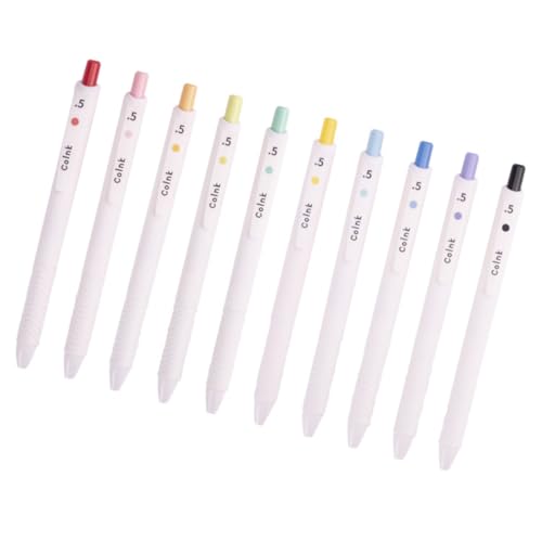 Tofficu 10 Stück Teiliges Bunte Einziehbare Gel Kugelschreiber Filigrane Markierstifte Feine Schreibstifte für Schule Scrapbooking Zeichnen Tragbar Einfache Handhabung Vielseitig für Tofficu 10 Stück Teiliges Bunte Einziehbare Gel Kugelschreiber Filigrane Markierstifte Feine Schreibstifte für Schule Scrapbooking Zeichnen Tragbar Einfache Handhabung Vielseitig für von Tofficu