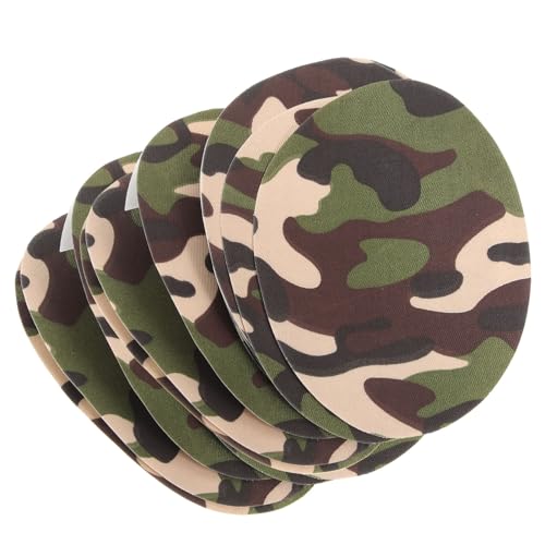 Tofficu 10 Stück Teiliges Camouflage Bügelflicken aus Polyester Vielseitige Kleidung Reparatur und Dekorations Patches Leicht Hautfreundlich Geeignet für Jacken Hosen Taschen und Mehr von Tofficu