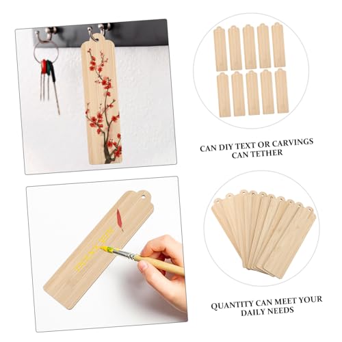 Tofficu 10 Stück Teiliges DIY Holz lesezeichen mit Blanko Bambus Lesemarken zum Bemalen Basteln Sichere Abgerundete Kanten Vielseitig für Karten Dekoration Party und Schule Tofficu 10 Stück Teiliges DIY Holz lesezeichen mit Blanko Bambus Lesemarken zum Bemalen Basteln Sichere Abgerundete Kanten Vielseitig für Karten Dekoration Party und Schule von Tofficu