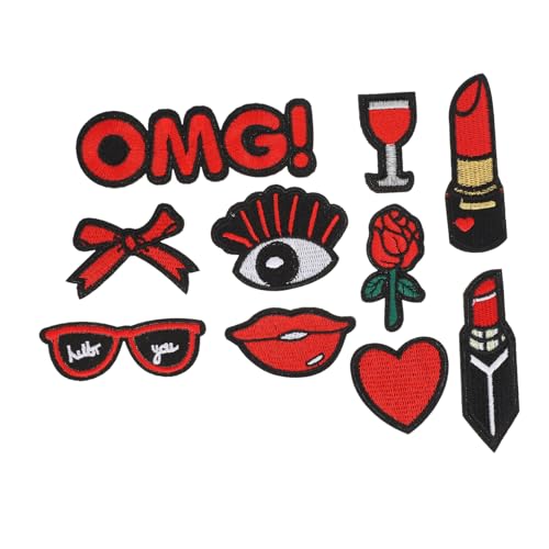 Tofficu 10 Stück Teiliges DIY Kreative Aufnäher Patch Sticker zum Aufbügeln und Aufnähen für Kleidung Schuhe Hüte Schals Praktische Reparatur und Individuelle Textilgestaltung Tofficu 10 Stück Teiliges DIY Kreative Aufnäher Patch Sticker zum Aufbügeln und Aufnähen für Kleidung Schuhe Hüte Schals Praktische Reparatur und Individuelle Textilgestaltung von Tofficu