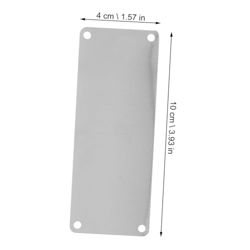 Tofficu 10 Stück Teiliges Edelstahl Schild Löchern Blanko Metall Schilder zum Gravieren Rostfreie Namensschilder DIY für Türschild Büro Garten Party Dekoration Tofficu 10 Stück Teiliges Edelstahl Schild Löchern Blanko Metall Schilder zum Gravieren Rostfreie Namensschilder DIY für Türschild Büro Garten Party Dekoration von Tofficu