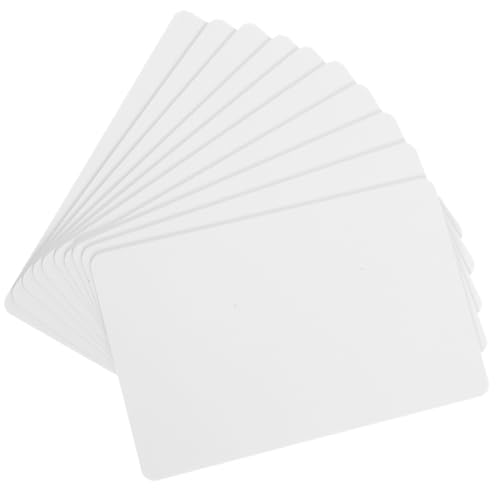 Tofficu 10 Stück Teiliges Leere PVC Kunststoffkarten mit Doppelseitiger Tintenstrahlbeschichtung Bedruckbare Blanko Namenskarten Mitgliedsausweise DIY Geschenkanhänger Vielseitig Tofficu 10 Stück Teiliges Leere PVC Kunststoffkarten mit Doppelseitiger Tintenstrahlbeschichtung Bedruckbare Blanko Namenskarten Mitgliedsausweise DIY Geschenkanhänger Vielseitig von Tofficu