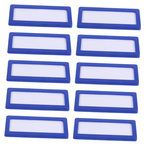 Tofficu 10 Stück Teiliges Magnetische Etikettenhalter Dual Haftend Magnetisch und Klebend Blaue Sortierlabels für Büro Aktenordner Regale Vielseitige Beschriftung und Organisation Tofficu 10 Stück Teiliges Magnetische Etikettenhalter Dual Haftend Magnetisch und Klebend Blaue Sortierlabels für Büro Aktenordner Regale Vielseitige Beschriftung und Organisation von Tofficu