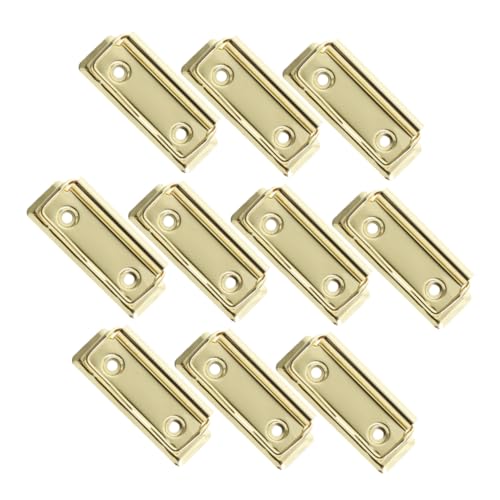 Tofficu 10 Stück Teiliges Metall Clipboard Clips aus Stabile und Vielseitige Klemmen für Büro Schule und Präsentationen Kompakt und Langlebig für Mobiles Arbeiten von Tofficu