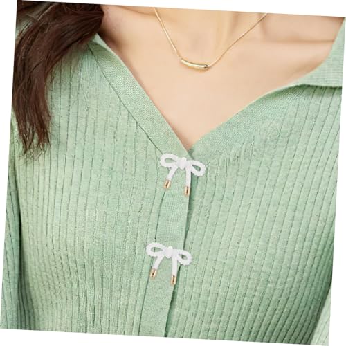 Tofficu 10 Stück Teiliges Metallknöpfe Schleifenform Zinklegierung Langlebige Nähknöpfe für Damen Strickjacken Mäntel Pullover Modische DIY Bekleidungsaccessoires Tofficu 10 Stück Teiliges Metallknöpfe Schleifenform Zinklegierung Langlebige Nähknöpfe für Damen Strickjacken Mäntel Pullover Modische DIY Bekleidungsaccessoires von Tofficu