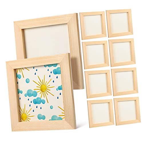 Tofficu 10 Stück Teiliges Naturbelassene Holzrahmen für Diy Bastelprojekte mit Kindern Vielseitig für Tonbilder Ölgemälde und Fotorahmen als Kreative Dekoration Tofficu 10 Stück Teiliges Naturbelassene Holzrahmen für Diy Bastelprojekte mit Kindern Vielseitig für Tonbilder Ölgemälde und Fotorahmen als Kreative Dekoration von Tofficu