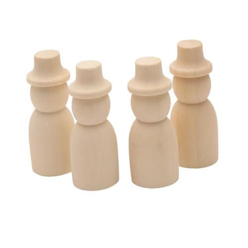 Tofficu 10 Stück Teiliges Naturfarbene Holzpuppen mit Hüten zum Bemalen DIY Holzfiguren für Bastelset Kreativität und Handfertigkeit Dekorative Holzpuppen für Mädchen Tofficu 10 Stück Teiliges Naturfarbene Holzpuppen mit Hüten zum Bemalen DIY Holzfiguren für Bastelset Kreativität und Handfertigkeit Dekorative Holzpuppen für Mädchen von Tofficu