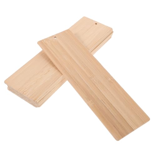 Tofficu 10 Stück Teiliges Rechteckiges Bambus lesezeichen Blanko Bastelrohlinge Leicht Langlebig Bemalbar für DIY dekoration Personalisierte Geschenkanhänger Bastelmaterial Tofficu 10 Stück Teiliges Rechteckiges Bambus lesezeichen Blanko Bastelrohlinge Leicht Langlebig Bemalbar für DIY dekoration Personalisierte Geschenkanhänger Bastelmaterial von Tofficu