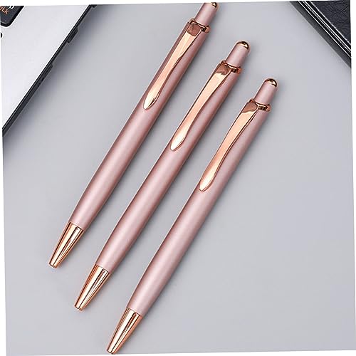 Tofficu 10 Stück Teiliges Roségoldfarbene Metall Kugelschreiber aus Aluminium Druckmechanisch Langlebig und Gestaltet Multifunktionale Schreibgeräte als für Büro Schule und Alltag Tofficu 10 Stück Teiliges Roségoldfarbene Metall Kugelschreiber aus Aluminium Druckmechanisch Langlebig und Gestaltet Multifunktionale Schreibgeräte als für Büro Schule und Alltag von Tofficu