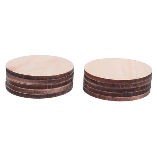 Tofficu 10 Stück Teiliges Runde Holzscheiben Dicke Unbehandelte Holzteile DIY Basteln Malen Dekoration Natürliche Holzstücke für Handwerk Party Zuhause Tofficu 10 Stück Teiliges Runde Holzscheiben Dicke Unbehandelte Holzteile DIY Basteln Malen Dekoration Natürliche Holzstücke für Handwerk Party Zuhause von Tofficu
