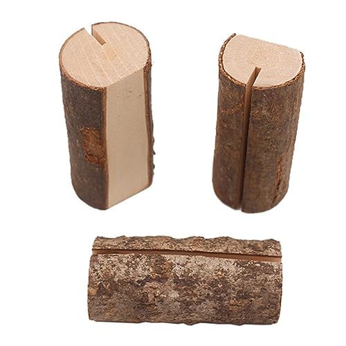 Tofficu 10 Stück Teiliges Rustikale Holz Tischkartenhalter mit Schlitz Stabile Namens und Fotohalter für Hochzeitsdeko Partys Restaurants Warmes Naturholz Tofficu 10 Stück Teiliges Rustikale Holz Tischkartenhalter mit Schlitz Stabile Namens und Fotohalter für Hochzeitsdeko Partys Restaurants Warmes Naturholz von Tofficu