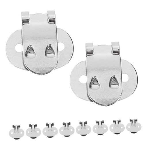 Tofficu 10 Stück Teiliges Schuhclip Stabile Flache Metallclips für Diy Dekoration Vielseitige Schuhzubehör zum Befestigen von Knöpfen Perlen Sicher und Schuhschonend für Bastelprojekte von Tofficu