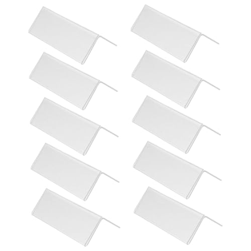 Tofficu 10 Stück Teiliges Selbstklebender Acryl Etikettenhalter Transparente Preisschildhalter für Tisch Regal Bibliothek Büro und Geschäft Langlebig und Installieren Tofficu 10 Stück Teiliges Selbstklebender Acryl Etikettenhalter Transparente Preisschildhalter für Tisch Regal Bibliothek Büro und Geschäft Langlebig und Installieren von Tofficu