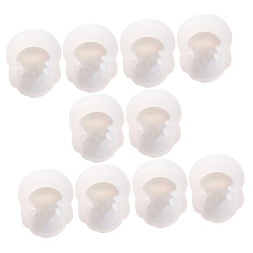 Tofficu 10 Stück Teiliges Silikon Gießform für Halskettenanhänger DIY Skelettkopf Design Flexible Schmuckformen für Individuelles Basteln und Personalisierte Geschenkideen Tofficu 10 Stück Teiliges Silikon Gießform für Halskettenanhänger DIY Skelettkopf Design Flexible Schmuckformen für Individuelles Basteln und Personalisierte Geschenkideen von Tofficu