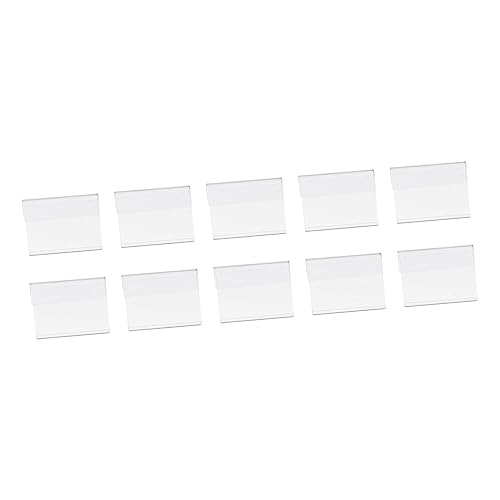 Tofficu 10 Stück Teiliges Transparentes Preisschildhalter Einfacher Einsteck preisschildhalter für Supermarktregale Praktischer Pet preisschild displayhalter für Waren und Preisschilder Tofficu 10 Stück Teiliges Transparentes Preisschildhalter Einfacher Einsteck preisschildhalter für Supermarktregale Praktischer Pet preisschild displayhalter für Waren und Preisschilder von Tofficu