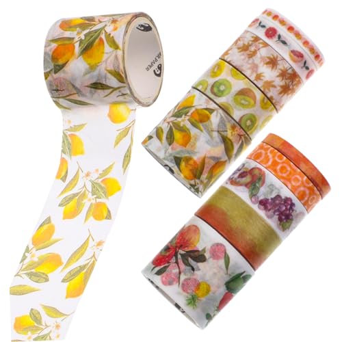Tofficu 10 Stück Teiliges Washi Tape Dekoratives Klebeband mit Speziellem Klebeprozess Vielseitig Einsetzbar für Scrapbooking Geschenkverpackung Karten und Mehr Leicht Abreißbar und Tofficu 10 Stück Teiliges Washi Tape Dekoratives Klebeband mit Speziellem Klebeprozess Vielseitig Einsetzbar für Scrapbooking Geschenkverpackung Karten und Mehr Leicht Abreißbar und von Tofficu