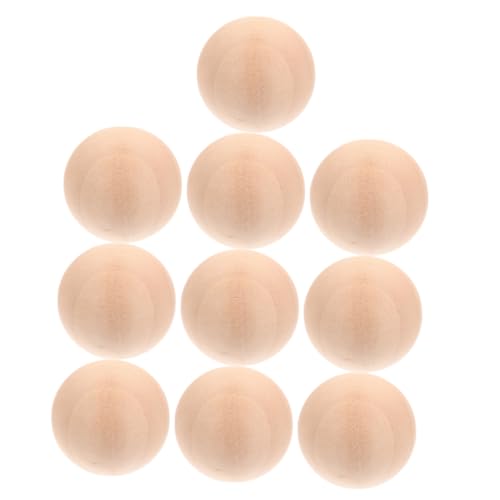 Tofficu 10 Stück Unbemalte Massive Holz kugeln Ø Natürliche Bastelkugeln Glatte Oberfläche DIY Dekoration Zubehör Holzperlen Tofficu 10 Stück Unbemalte Massive Holz kugeln Ø Natürliche Bastelkugeln Glatte Oberfläche DIY Dekoration Zubehör Holzperlen von Tofficu