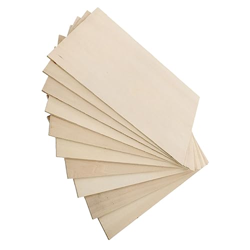 Tofficu 10 Stück Unfertige Holzplatten für DIY Bastelprojekte für Handwerk Dekoration und Modellbau Glatte Oberfläche Für Familienaktivitäten Tofficu 10 Stück Unfertige Holzplatten für DIY Bastelprojekte für Handwerk Dekoration und Modellbau Glatte Oberfläche Für Familienaktivitäten von Tofficu