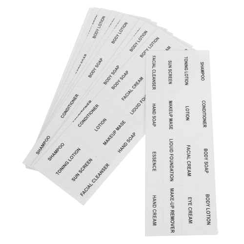 Tofficu 10 Stück Wasserdichte Aufkleber für Reise und Kosmetikflaschen Transparente Sub Bottle Etiketten zur Einfachen Flaschenklassifizierung und Organisation von Pflegeprodukten Tofficu 10 Stück Wasserdichte Aufkleber für Reise und Kosmetikflaschen Transparente Sub Bottle Etiketten zur Einfachen Flaschenklassifizierung und Organisation von Pflegeprodukten von Tofficu