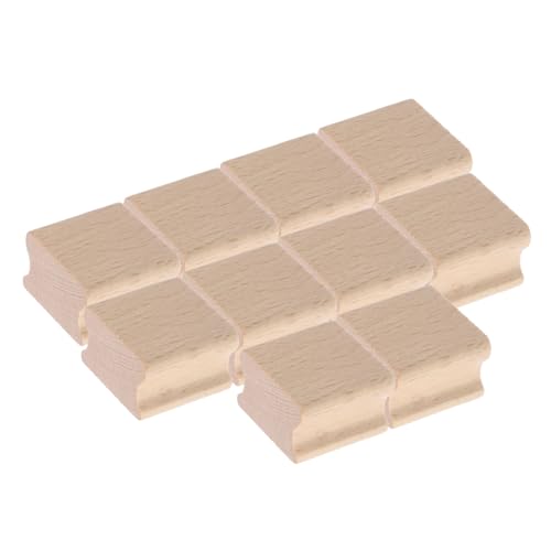 Tofficu 10 Stück hölzernes Siegel machen Basteln Herstellung Scrapbook-Siegel Stamper für Holzmarken Holzstempelset Blanko-Holzsiegel Mini-Holzstempel DIY Stampfer Khaki Tofficu 10 Stück hölzernes Siegel machen Basteln Herstellung Scrapbook-Siegel Stamper für Holzmarken Holzstempelset Blanko-Holzsiegel Mini-Holzstempel DIY Stampfer Khaki von Tofficu