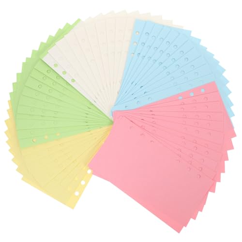 Tofficu 100 Blatt Blanko Nachfüllpapier Lose Ringbuch Einlagen für Notizbuch Journal Planer Büro Schule Tofficu 100 Blatt Blanko Nachfüllpapier Lose Ringbuch Einlagen für Notizbuch Journal Planer Büro Schule von Tofficu