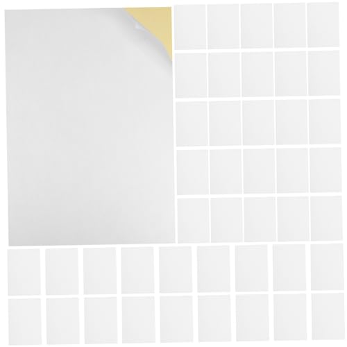 Tofficu 100 Blatt Druckerpapier Punktaufkleber Versandetiketten Druckeretiketten Selbstklebende Drucketiketten Aufkleber Kleine Etiketten Aufkleber Glänzendes Aufkleberpapier Blanko von Tofficu