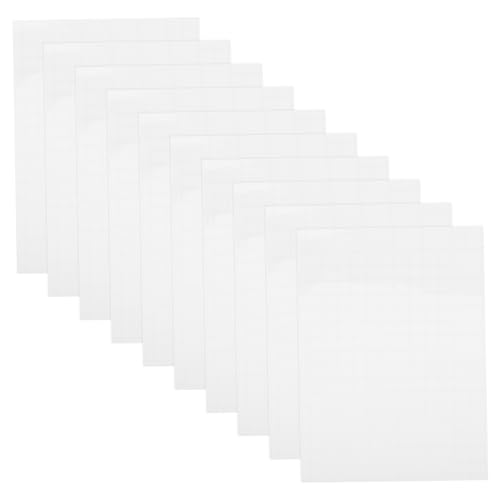 Tofficu 100 Blatt Selbstklebende Laminierfolien PVC Transparent Fotoversiegelung Selbstklebende Schutzfolien für Fotos Starke Langlebige Laminierblätter mit Hoher Klarheit von Tofficu