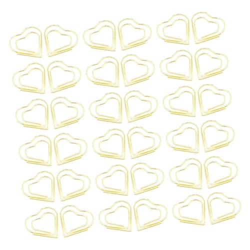 Tofficu 100 Stück Büroklammer Papier Dokumentieren Clip Dokumentenklammern Aus Metall Office-dokumentenklammern Kunsthandwerk Für Frauen Golden Rostfreier Stahl Tofficu 100 Stück Büroklammer Papier Dokumentieren Clip Dokumentenklammern Aus Metall Office-dokumentenklammern Kunsthandwerk Für Frauen Golden Rostfreier Stahl von Tofficu