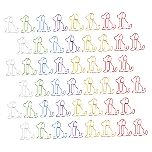 Tofficu 100 Stück Bunte Büroklammern in Hundeform Niedliche Sitzende Tier designs Praktische Kleine Büroaccessoires für Schule Büro Studenten Lehrer Handlich und Auffällig Tofficu 100 Stück Bunte Büroklammern in Hundeform Niedliche Sitzende Tier designs Praktische Kleine Büroaccessoires für Schule Büro Studenten Lehrer Handlich und Auffällig von Tofficu