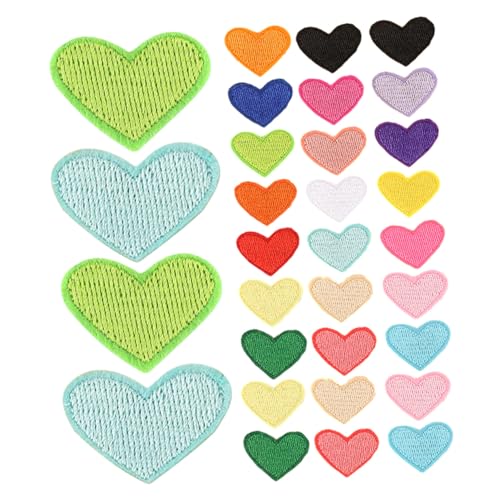 Tofficu 100 Stück Bunte Herz Aufnäher zum Aufbügeln und Aufnähen Bestickte Stoffapplikationen für Kleidung Jacken Schuhe Rucksäcke Vielseitige DIY Reparatur und Dekoration Tofficu 100 Stück Bunte Herz Aufnäher zum Aufbügeln und Aufnähen Bestickte Stoffapplikationen für Kleidung Jacken Schuhe Rucksäcke Vielseitige DIY Reparatur und Dekoration von Tofficu