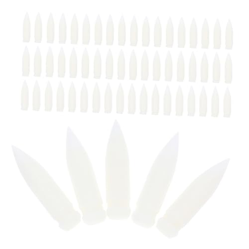 Tofficu 100 Stück Ersatzspitze für Markierstifte Marker -Stiftzubehör Marker -Stift -Ersatznibs Nachfüllspitzen für Farbstifte Zubehör für Farbstifte Marker -Stift -Ersatztipps Nylon Weiß von Tofficu