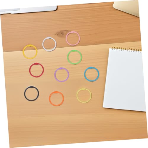 Tofficu 100 Stück Farbige Metall Ringe Robuste Buchbinderinge für Kalender Notizbücher Karteikarten Vielseitige Lose Binder Kreise Kratzfest Bunt für Büro Schule Tofficu 100 Stück Farbige Metall Ringe Robuste Buchbinderinge für Kalender Notizbücher Karteikarten Vielseitige Lose Binder Kreise Kratzfest Bunt für Büro Schule von Tofficu