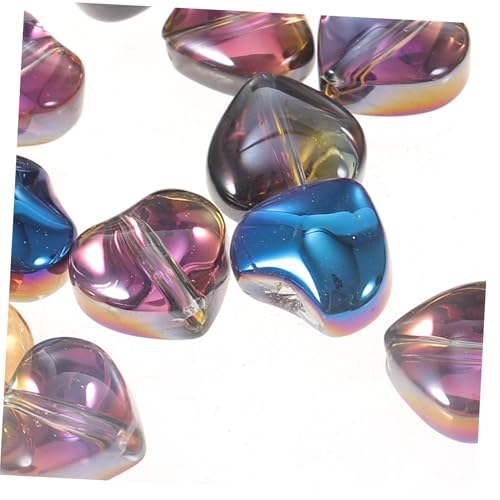 Tofficu 100 Stück Farbverlauf Glasperlen Herzform DIY Schmuck Bastelperlen für Armbänder Halsketten Basteln Kristallperlen Auffädeln Zubehör Tofficu 100 Stück Farbverlauf Glasperlen Herzform DIY Schmuck Bastelperlen für Armbänder Halsketten Basteln Kristallperlen Auffädeln Zubehör von Tofficu