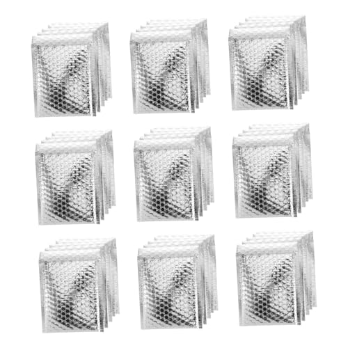 Tofficu 100 Stück Gepolsterte Luftpolster Versandtaschen Silber Selbstklebend Versandumschläge Versandverpackung für Pakete und Kleinteile Tofficu 100 Stück Gepolsterte Luftpolster Versandtaschen Silber Selbstklebend Versandumschläge Versandverpackung für Pakete und Kleinteile von Tofficu
