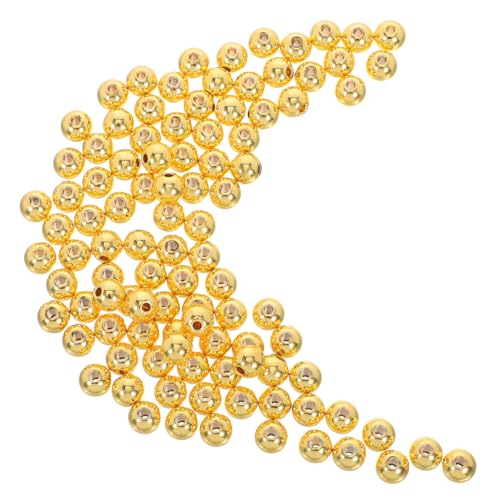 Tofficu 100 Stück Goldfarbene Runde Spacer Perlen mit Glückssymbol Nahtlos Lose Verbinder für DIY Schmuckherstellung Vielseitig für Armbänder Halsketten Ohrringe Fußkettchen Tofficu 100 Stück Goldfarbene Runde Spacer Perlen mit Glückssymbol Nahtlos Lose Verbinder für DIY Schmuckherstellung Vielseitig für Armbänder Halsketten Ohrringe Fußkettchen von Tofficu