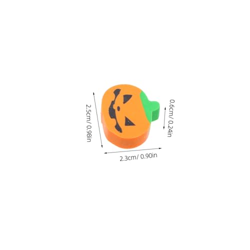 Tofficu 100 Stück Halloween Mini Radiergummis Cartoon Kürbis Form Effizientes Entfernen Für Schule Party Geschenke Klassenzimmer Belohnungen von Tofficu