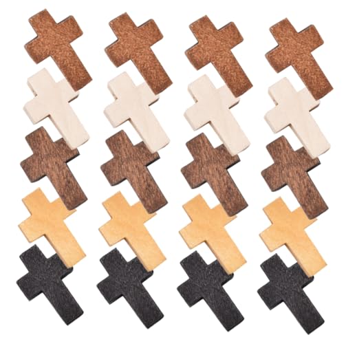 Tofficu 100 Stück Holz Kreuz Dekoration Retro Kreuz Anhänger Wandkunst Bastel Wanddeko für Zuhause Büro Garten und Feste Farben Tofficu 100 Stück Holz Kreuz Dekoration Retro Kreuz Anhänger Wandkunst Bastel Wanddeko für Zuhause Büro Garten und Feste Farben von Tofficu