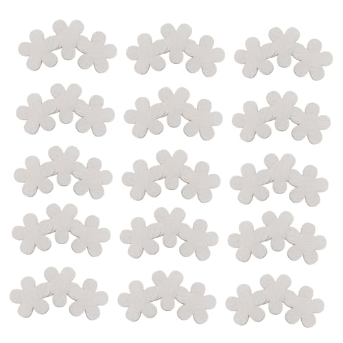Tofficu 100 Stück Holzornamente Kleine Holzblumen DIY Handwerksdekorationen für Szene Schmuck Naturholz für Wohnkultur und Bastelprojekte Tofficu 100 Stück Holzornamente Kleine Holzblumen DIY Handwerksdekorationen für Szene Schmuck Naturholz für Wohnkultur und Bastelprojekte von Tofficu