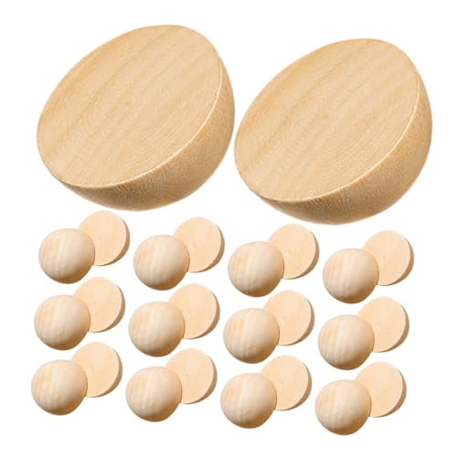 Tofficu 100 Stück Kleine Halbrunde Holzperlen Naturbelassen für DIY Bastelprojekte Malen Heimdekoration Partyzubehör Unvollendete Holzhalbkugeln für Kreative Anwendungen Tofficu 100 Stück Kleine Halbrunde Holzperlen Naturbelassen für DIY Bastelprojekte Malen Heimdekoration Partyzubehör Unvollendete Holzhalbkugeln für Kreative Anwendungen von Tofficu